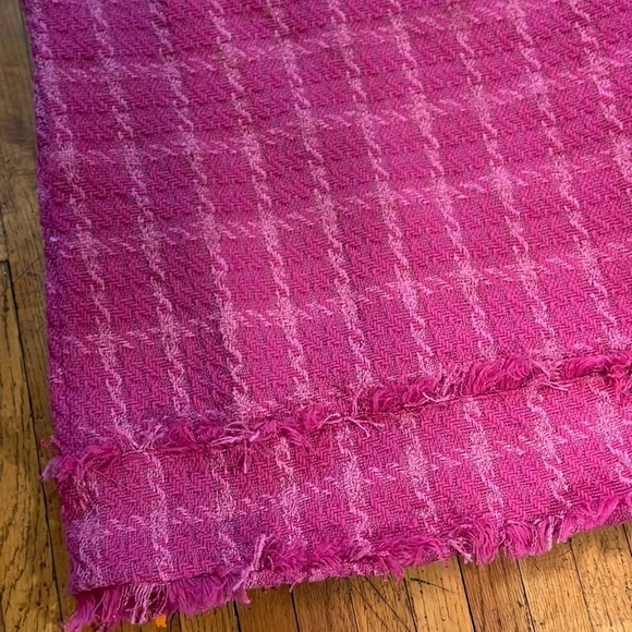 Walter Baker Bethani Dress, Magenta Electric Tweed - Picture 5 of 8